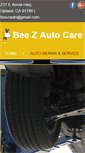 Mobile Screenshot of beezautocare.com